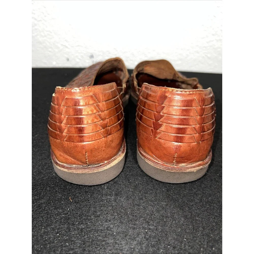 Nordstrom Hand Woven Braided Sandals -Brown. Size 9. Mild condition